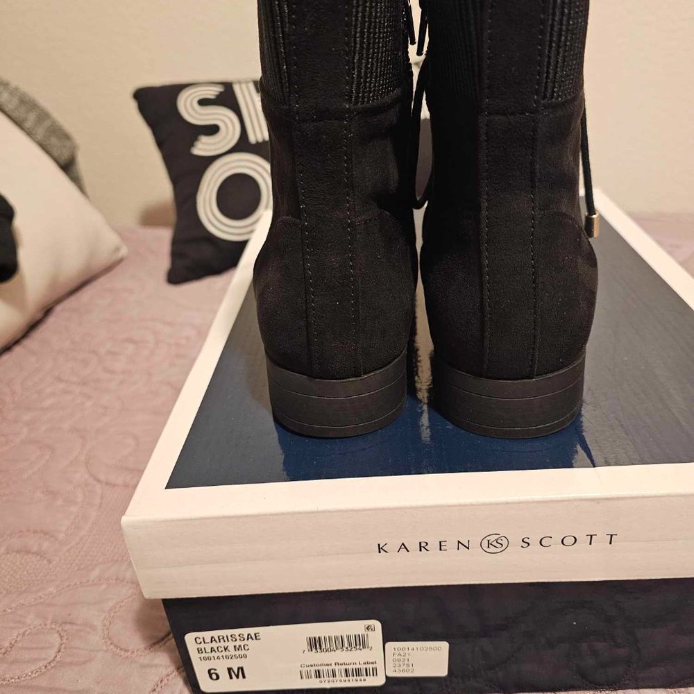Karen scott clarissae combat boots size 6 - Picture 2 of 6